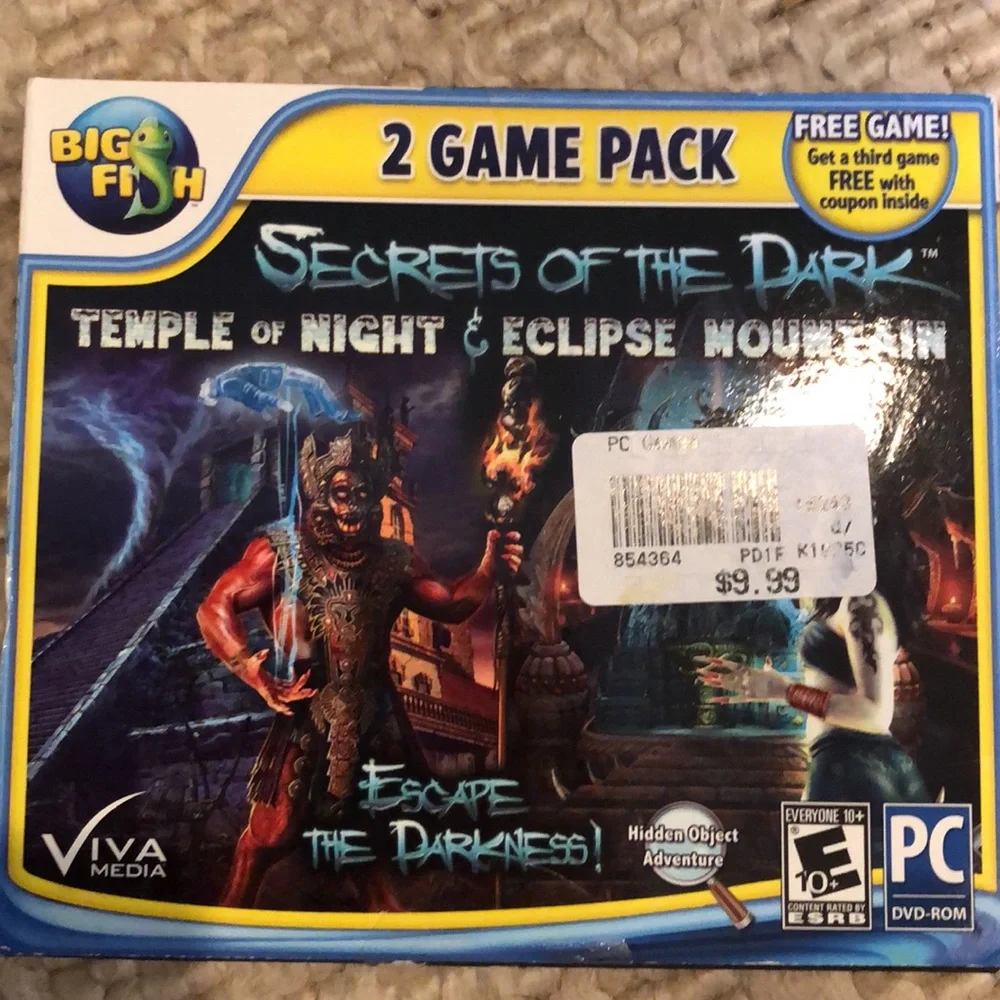 2-2 pack Big Fish PC games 4 game total